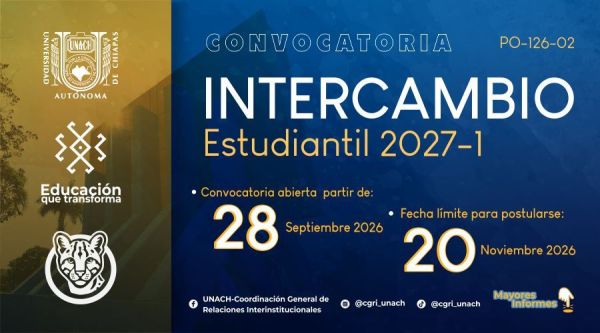 Convocatoria de Intercambio Académico 2027-1