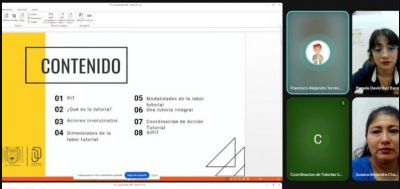Capacitación a la nueva coordinadora de Acción Tutorial de la Facultad de Ciencias Químicas C-IV