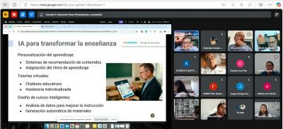 Se concluyó de manera satisfactoria el Seminario “La Inteligencia Artificial Generativa y su Uso en la Educación Universitaria”